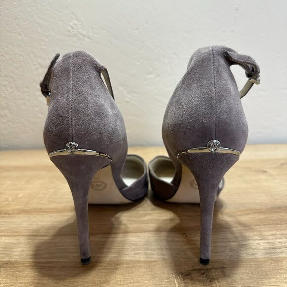 Michael Kors Georgia Suede Ankle Strap Pump - Picture 3 of 6